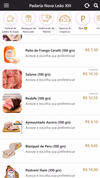 Padaria Nova Leão XIII Screenshot 1 - AppWisp.com Padaria Nova Leão XIII Screenshot 1 - AppWisp.com