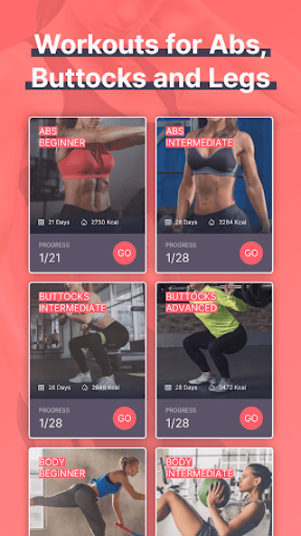 Workout for Women: Fit at Home Screenshot 2 - AppWisp.com Workout for Women: Fit at Home Screenshot 2 - AppWisp.com