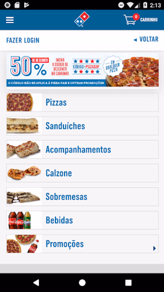 Domino's Pizza Brasil Screenshot 3 - AppWisp.com