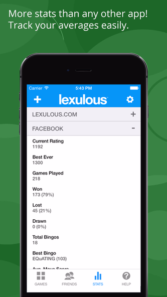 Lexulous Word Game Lite Screenshot 4 - AppWisp.com Lexulous Word Game Lite Screenshot 4 - AppWisp.com