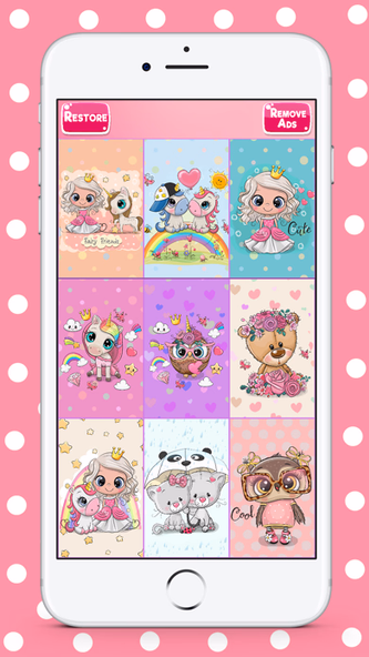 Cute Pink HD Wallpaper Maker Screenshot 1 - AppWisp.com Cute Pink HD Wallpaper Maker Screenshot 1 - AppWisp.com