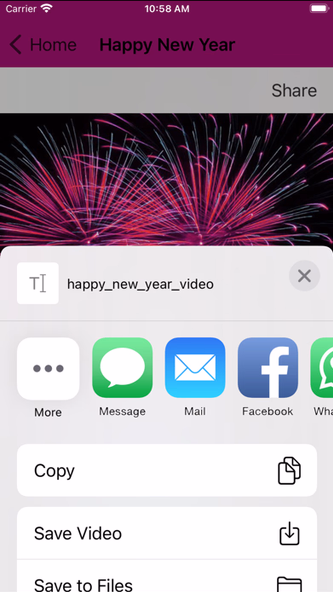 Video Greetings 2021 New Year Screenshot 4 - AppWisp.com Video Greetings 2021 New Year Screenshot 4 - AppWisp.com