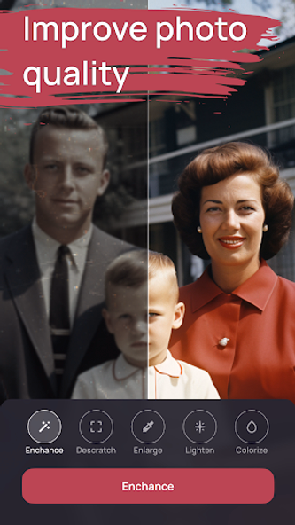 FixMyPics - Restore Old Photos Screenshot 1 - AppWisp.com FixMyPics - Restore Old Photos Screenshot 1 - AppWisp.com