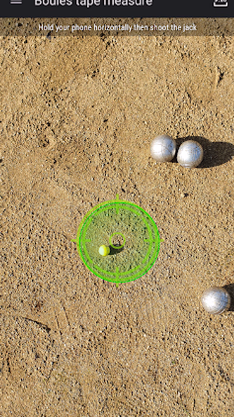 Tape measure for pétanque Screenshot 4 - AppWisp.com Tape measure for pétanque Screenshot 4 - AppWisp.com