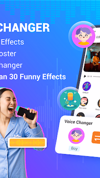 Voice Changer - Audio Effects Screenshot 1 - AppWisp.com Voice Changer - Audio Effects Screenshot 1 - AppWisp.com