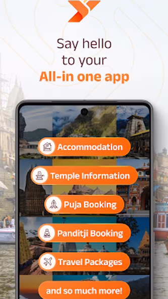 YatraDham Online Rooms Booking Screenshot 1 - AppWisp.com