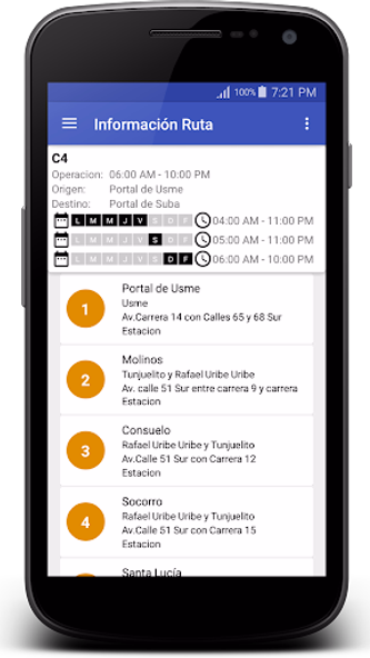 Rutas Transmilenio y SITP Screenshot 4 - AppWisp.com Rutas Transmilenio y SITP Screenshot 4 - AppWisp.com