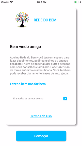 Rede do Bem Screenshot 1 - AppWisp.com Rede do Bem Screenshot 1 - AppWisp.com