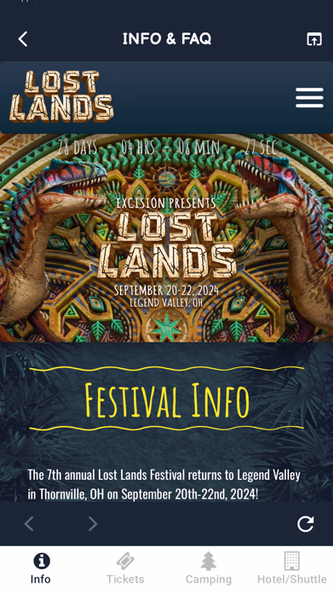 Lost Lands Festival App Screenshot 4 - AppWisp.com Lost Lands Festival App Screenshot 4 - AppWisp.com