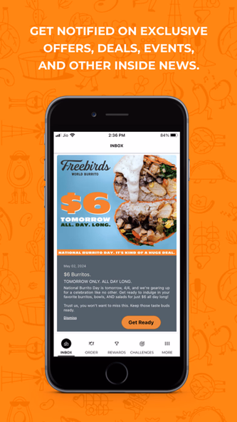 Freebirds Restaurant Screenshot 4 - AppWisp.com Freebirds Restaurant Screenshot 4 - AppWisp.com