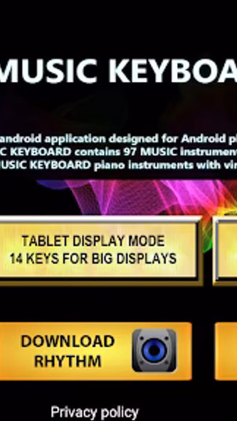 ORG Music Keyboard Simulator Screenshot 2 - AppWisp.com ORG Music Keyboard Simulator Screenshot 2 - AppWisp.com