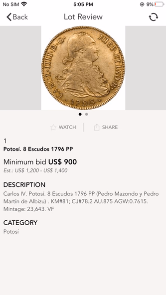 Rio de la Plata Numismatica Screenshot 3 - AppWisp.com Rio de la Plata Numismatica Screenshot 3 - AppWisp.com