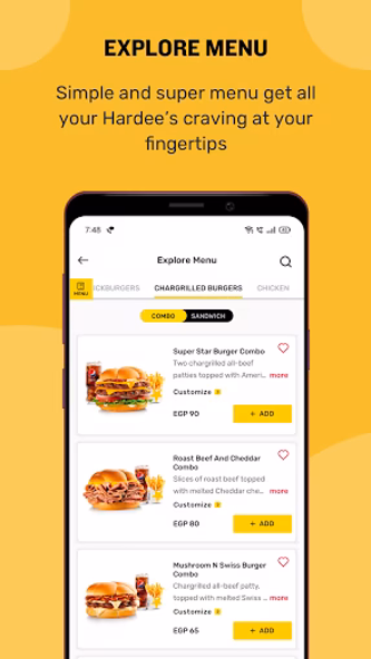 Hardee's Egypt - Order Online Screenshot 1 - AppWisp.com Hardee's Egypt - Order Online Screenshot 1 - AppWisp.com