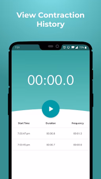 My Contraction Timer Screenshot 1 - AppWisp.com My Contraction Timer Screenshot 1 - AppWisp.com