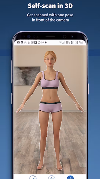 Nettelo - 3D body scanning and Screenshot 1 - AppWisp.com Nettelo - 3D body scanning and Screenshot 1 - AppWisp.com