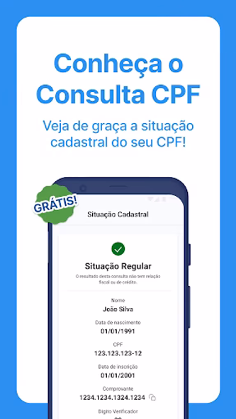 Consulta CPF: Score e Situação Screenshot 1 - AppWisp.com Consulta CPF: Score e Situação Screenshot 1 - AppWisp.com