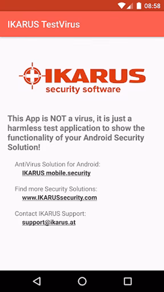 IKARUS TestVirus Screenshot 1 - AppWisp.com IKARUS TestVirus Screenshot 1 - AppWisp.com