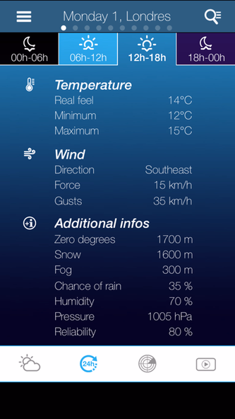 UK Weather forecast Screenshot 3 - AppWisp.com UK Weather forecast Screenshot 3 - AppWisp.com