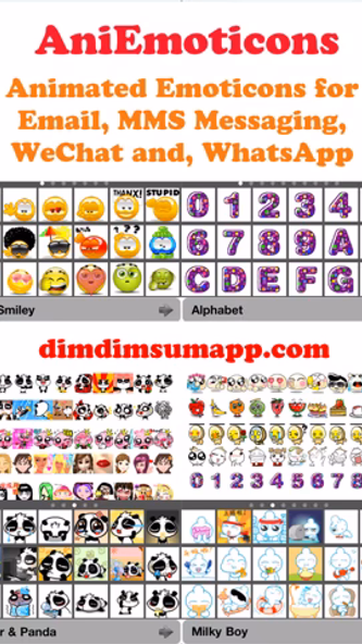AniEmoticons Free - Funny, Cute, and Animated Emoticons, Emoji, Icons, 3D Smileys, Characters, Alphabets, and Symbols for Email, SMS, MMS, Text Messages, Messaging, iMessage, WeChat and other Messenger Screenshot 1 - AppWisp.com AniEmoticons Free - Funny, Cute, and Animated Emoticons, Emoji, Icons, 3D Smileys, Characters, Alphabets, and Symbols for Email, SMS, MMS, Text Messages, Messaging, iMessage, WeChat and other Messenger Screenshot 1 - AppWisp.com