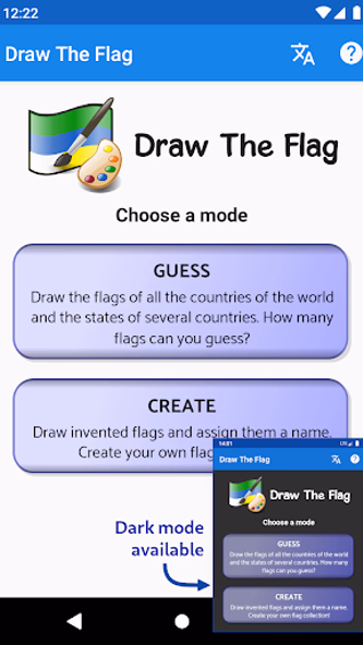 Draw The Flag - Quiz & Maker Screenshot 1 - AppWisp.com Draw The Flag - Quiz & Maker Screenshot 1 - AppWisp.com