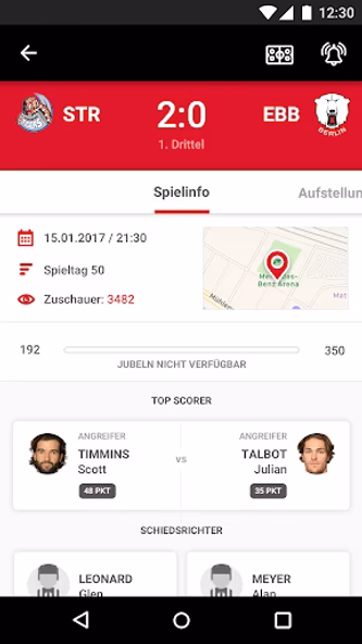 Deutsche Eishockey Liga Screenshot 2 - AppWisp.com Deutsche Eishockey Liga Screenshot 2 - AppWisp.com