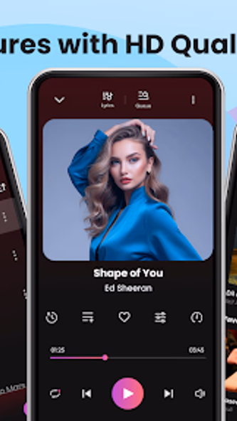 Music Player & MP3 - XMusic Screenshot 1 - AppWisp.com Music Player & MP3 - XMusic Screenshot 1 - AppWisp.com