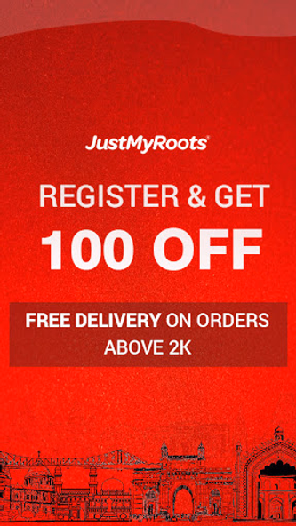 JustMyRoots: Food Delivery App Screenshot 1 - AppWisp.com JustMyRoots: Food Delivery App Screenshot 1 - AppWisp.com