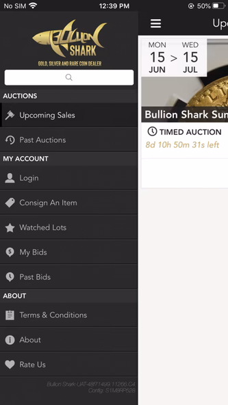Bullion Shark Auctions Screenshot 4 - AppWisp.com Bullion Shark Auctions Screenshot 4 - AppWisp.com