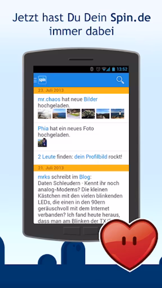 spin.de German Chat-Community Screenshot 1 - AppWisp.com spin.de German Chat-Community Screenshot 1 - AppWisp.com