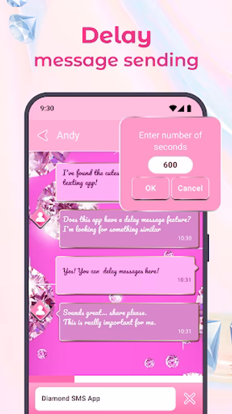 Diamond SMS Texting App Screenshot 3 - AppWisp.com Diamond SMS Texting App Screenshot 3 - AppWisp.com