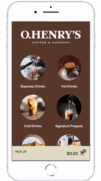 O.Henry's Coffee Screenshot 2 - AppWisp.com O.Henry's Coffee Screenshot 2 - AppWisp.com