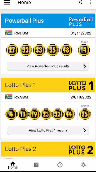 National Lottery Results Screenshot 2 - AppWisp.com National Lottery Results Screenshot 2 - AppWisp.com