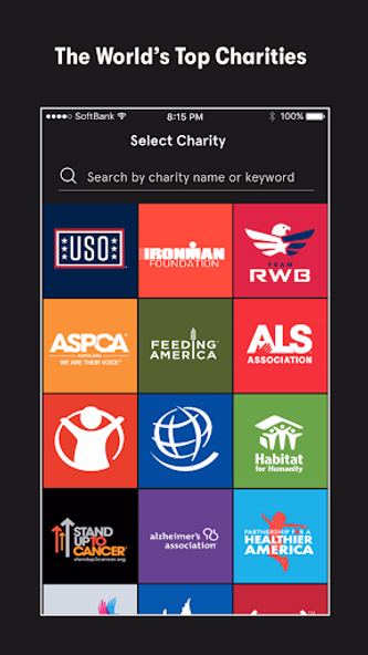 Charity Miles: Walking & Runni Screenshot 2 - AppWisp.com Charity Miles: Walking & Runni Screenshot 2 - AppWisp.com