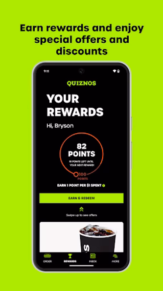 Quiznos Toasty Points Screenshot 3 - AppWisp.com Quiznos Toasty Points Screenshot 3 - AppWisp.com