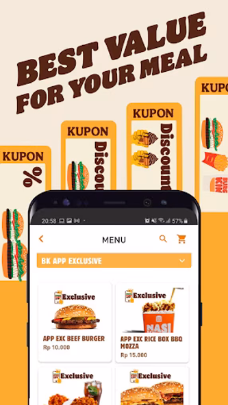 Burger King Indonesia Screenshot 3 - AppWisp.com Burger King Indonesia Screenshot 3 - AppWisp.com