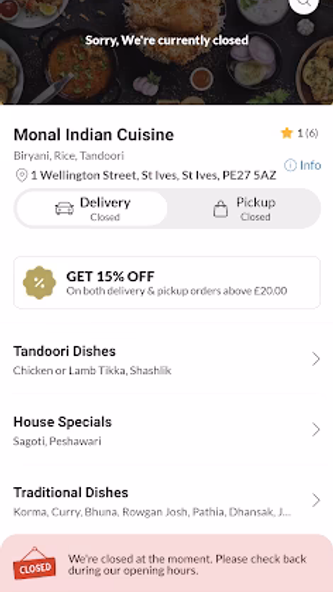 Monal Indian Cuisine Screenshot 3 - AppWisp.com Monal Indian Cuisine Screenshot 3 - AppWisp.com