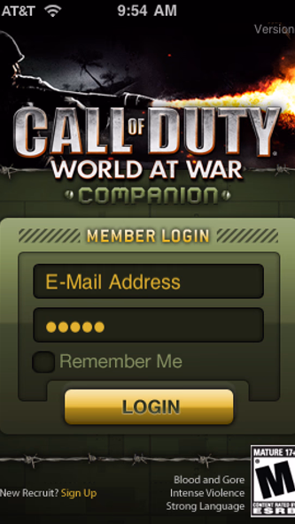 Call of Duty: World at War Companion Screenshot 1 - AppWisp.com Call of Duty: World at War Companion Screenshot 1 - AppWisp.com