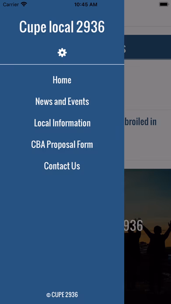 CUPE Local 2936 Screenshot 2 - AppWisp.com CUPE Local 2936 Screenshot 2 - AppWisp.com