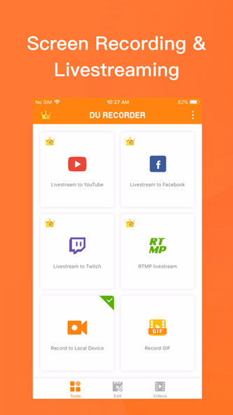 DU Recorder - Screen Recorder Screenshot 1 - AppWisp.com DU Recorder - Screen Recorder Screenshot 1 - AppWisp.com