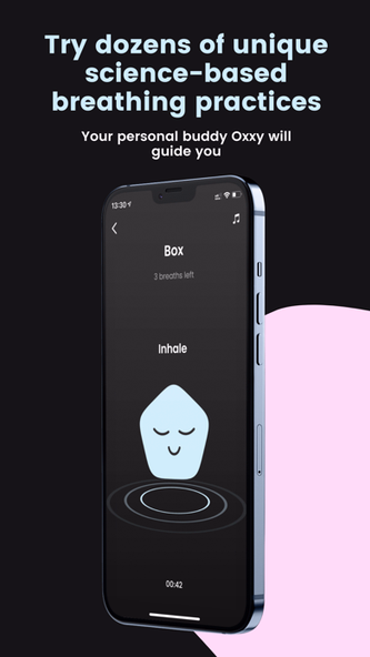 Oxxy: Mindful Breathing Screenshot 3 - AppWisp.com Oxxy: Mindful Breathing Screenshot 3 - AppWisp.com