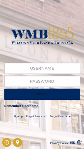 Wilson & Muir Mobile Banking Screenshot 1 - AppWisp.com Wilson & Muir Mobile Banking Screenshot 1 - AppWisp.com