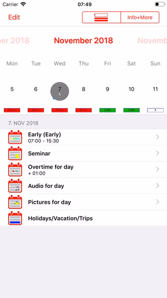 Roster-Calendar Screenshot 4 - AppWisp.com Roster-Calendar Screenshot 4 - AppWisp.com