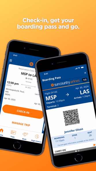 Sun Country Airlines Screenshot 2 - AppWisp.com Sun Country Airlines Screenshot 2 - AppWisp.com