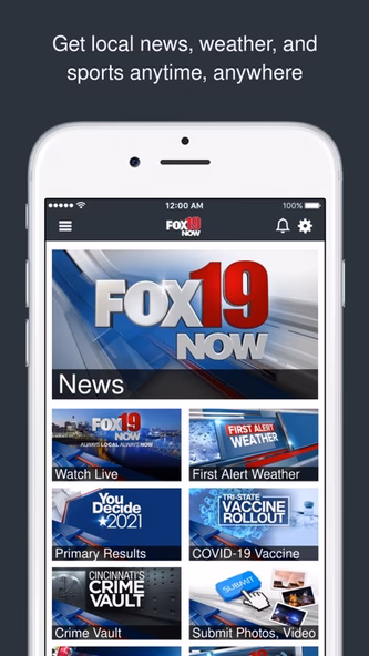 FOX19 NOW Screenshot 1 - AppWisp.com FOX19 NOW Screenshot 1 - AppWisp.com