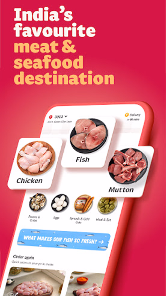 Licious - Chicken, Fish & Meat Screenshot 1 - AppWisp.com Licious - Chicken, Fish & Meat Screenshot 1 - AppWisp.com
