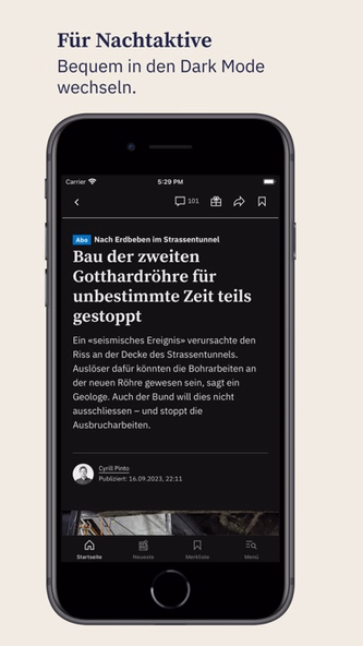 Tages-Anzeiger Nachrichten Screenshot 4 - AppWisp.com