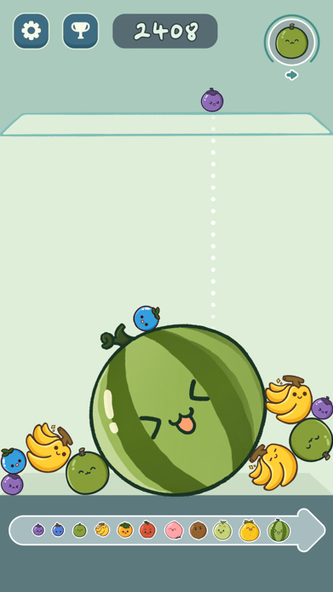 Watermelon Merge Fruits Puzzle Screenshot 1 - AppWisp.com Watermelon Merge Fruits Puzzle Screenshot 1 - AppWisp.com