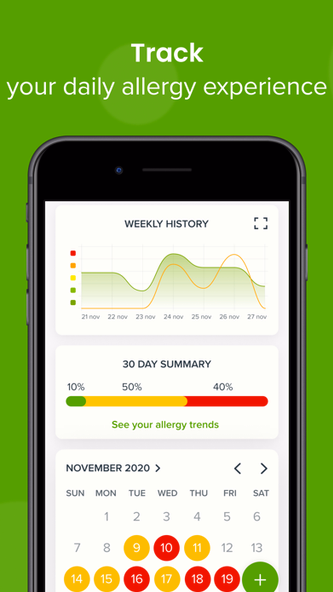 Allergy Plus by Pollen.com Screenshot 2 - AppWisp.com Allergy Plus by Pollen.com Screenshot 2 - AppWisp.com