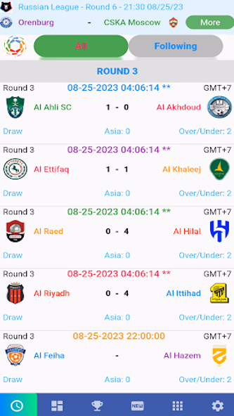 Saudi League Matches Screenshot 1 - AppWisp.com Saudi League Matches Screenshot 1 - AppWisp.com