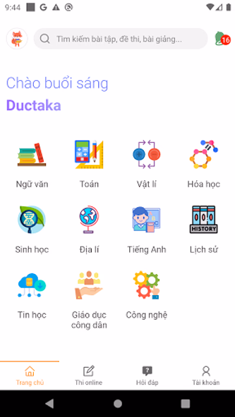VietJack– học tốt, thi online, Screenshot 2 - AppWisp.com VietJack– học tốt, thi online, Screenshot 2 - AppWisp.com